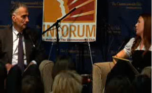 Ralph Nader at the Commonwealth Club .